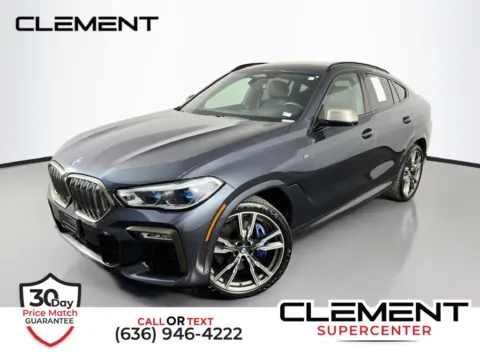 Gray 2021 BMW X6 M50i for sale in St. Charles, MO