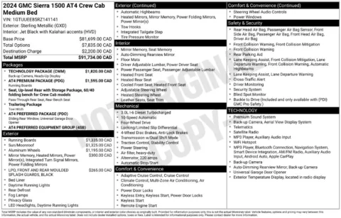 Photos of 2024 GMC Sierra 1500 AT4 for sale in St. Charles, MO at Clement Supercenter