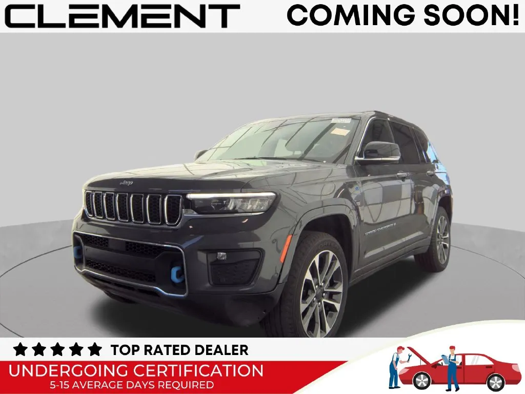 Gray 2022 Jeep Grand Cherokee Overland 4xe for sale in St. Charles, MO