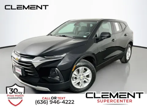 Black 2022 Chevrolet Blazer LT for sale in St. Charles, MO