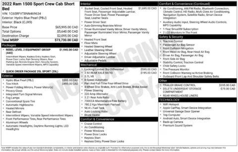 Photos of 2022 Ram 1500 Sport for sale in St. Charles, MO at Clement Supercenter