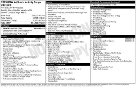 Photos of 2023 BMW X4 xDrive30i for sale in St. Charles, MO at Clement Supercenter