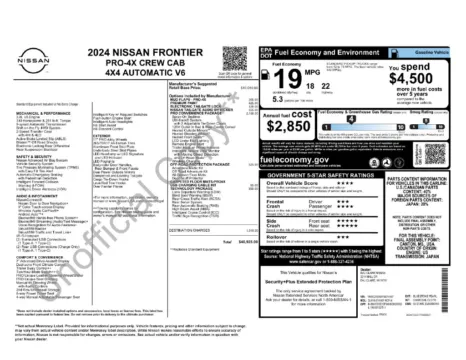 Photos of 2024 Nissan Frontier PRO-4X for sale in St. Charles, MO at Clement Supercenter