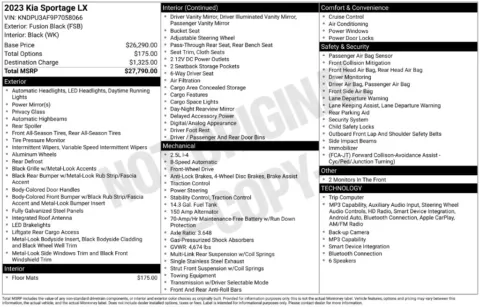 Photos of 2023 Kia Sportage LX for sale in St. Charles, MO at Clement Supercenter