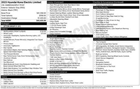 More photos of 2023 Hyundai Kona Electric Limited at Clement Supercenter, MO