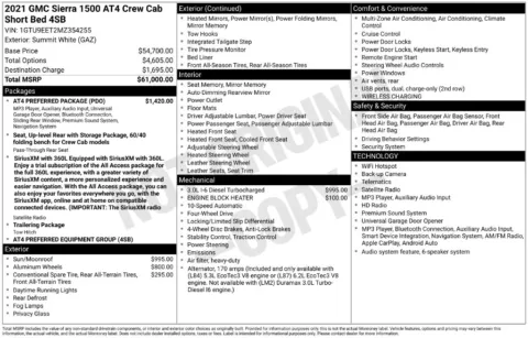Another view of 2021 GMC Sierra 1500 AT4 for sale in St. Charles, MO at Clement Supercenter
