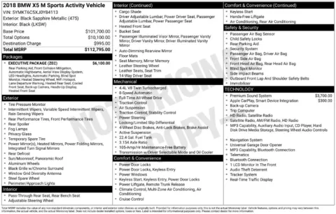 Another view of 2018 BMW X5 M for sale in St. Charles, MO at Clement Supercenter