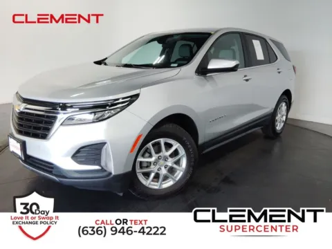 Silver 2022 Chevrolet Equinox LT for sale in St. Charles, MO