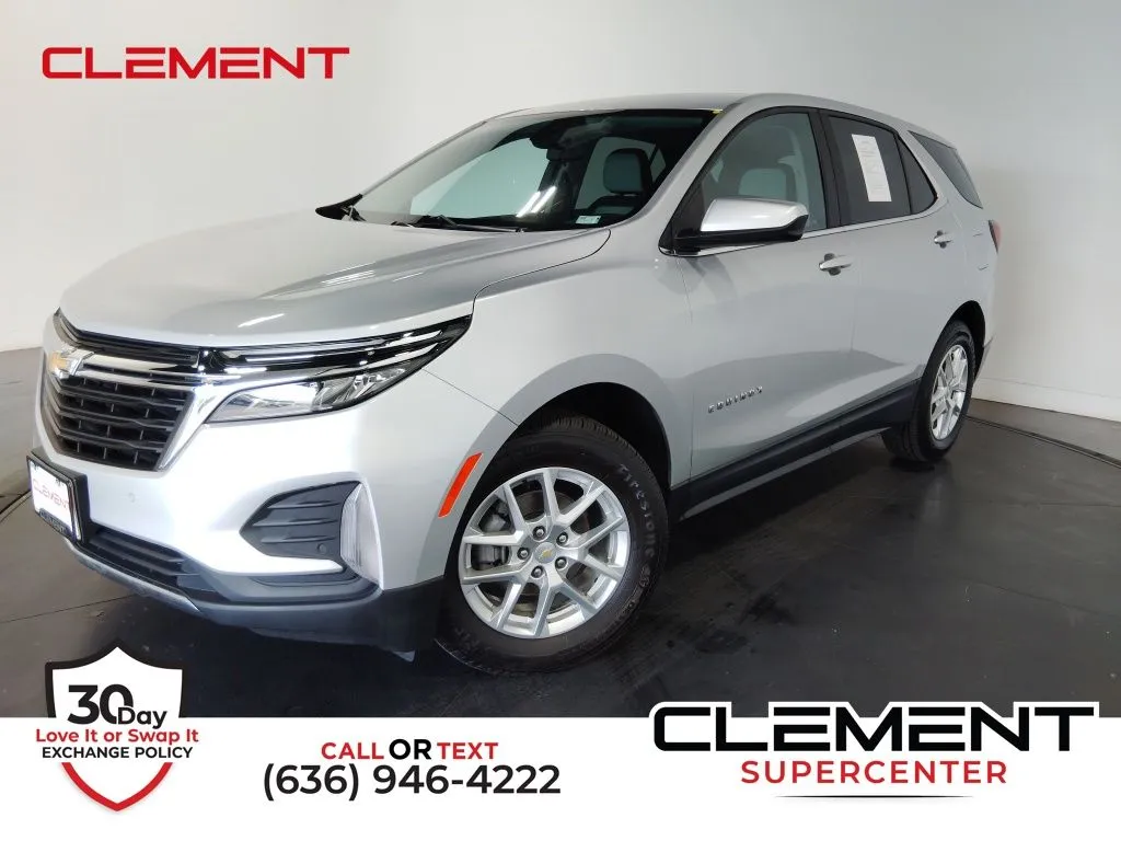 Silver 2022 Chevrolet Equinox LT for sale in St. Charles, MO