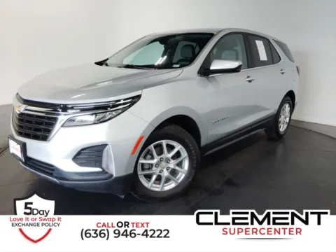 Silver 2022 Chevrolet Equinox LT for sale in St. Charles, MO