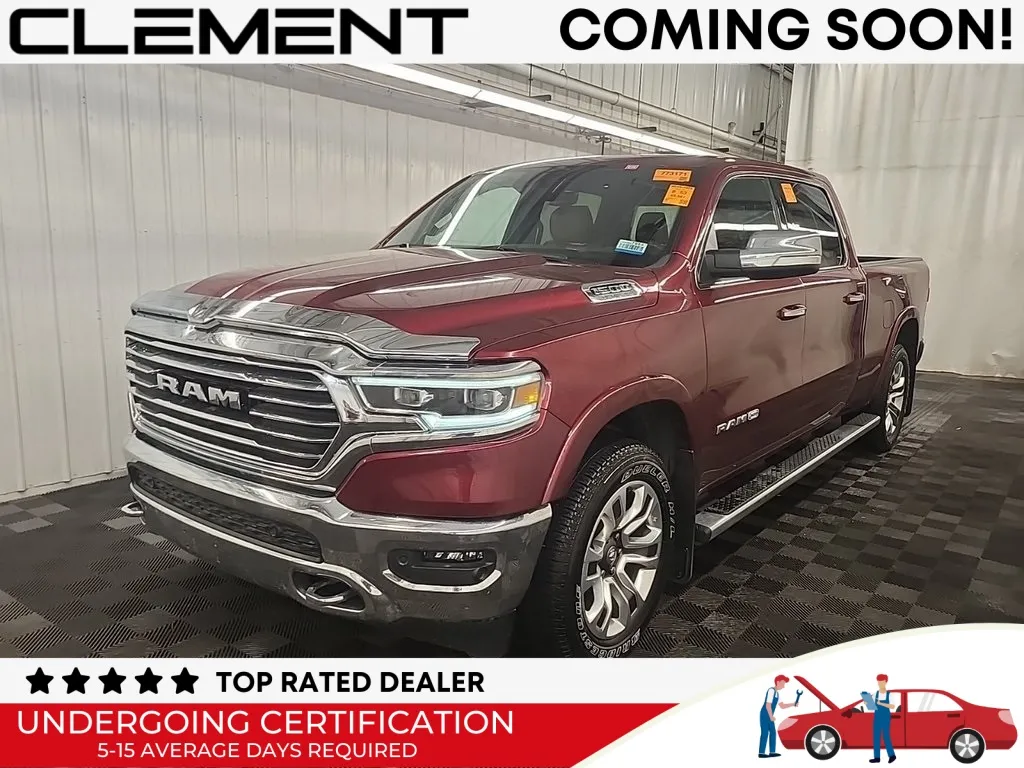 Red 2022 Ram 1500 Laramie Longhorn for sale in St. Charles, MO
