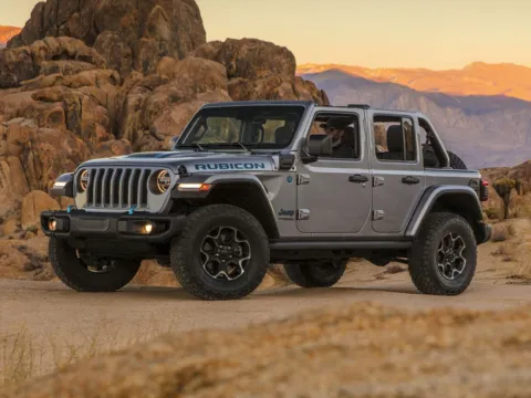 White 2022 Jeep Wrangler Unlimited Sahara High Altitude 4xe for sale in St. Charles, MO