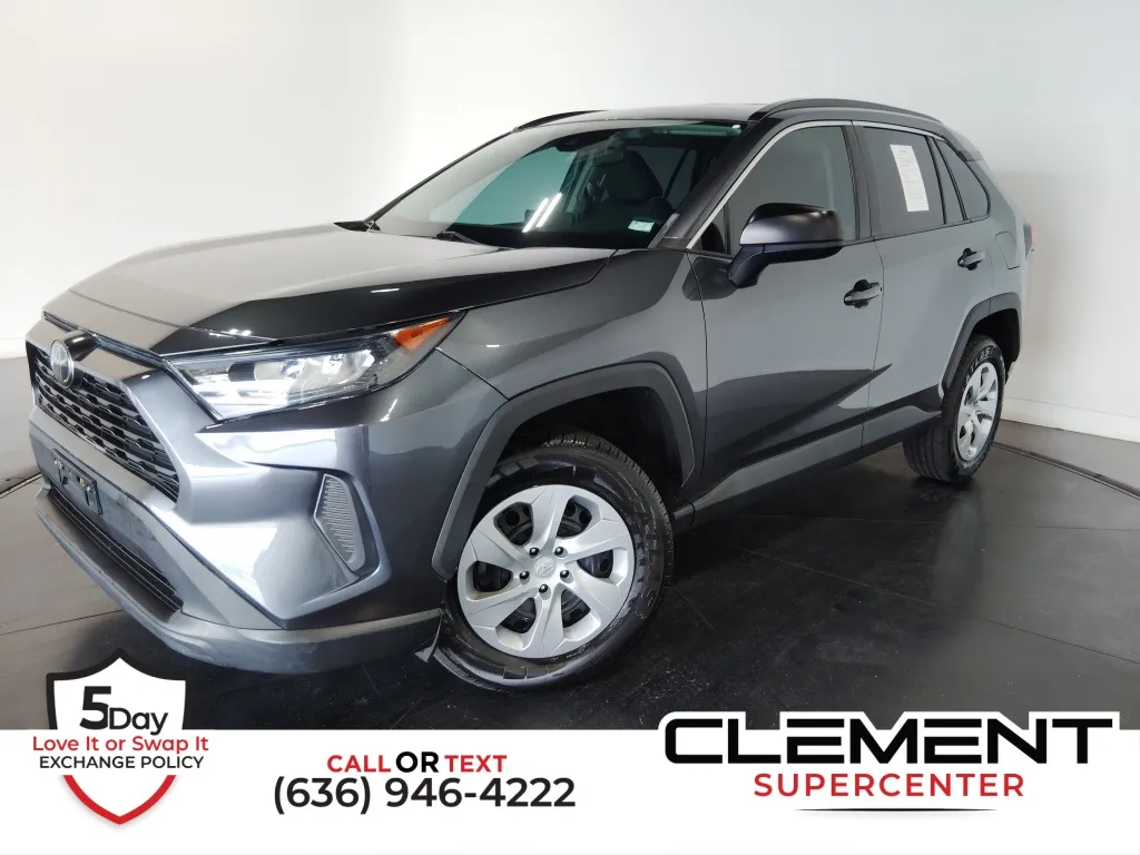 Gray 2021 Toyota RAV4 LE for sale in St. Charles, MO