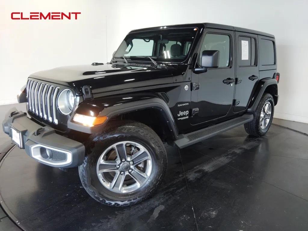 Black 2021 Jeep Wrangler Unlimited Sahara for sale in St. Charles, MO