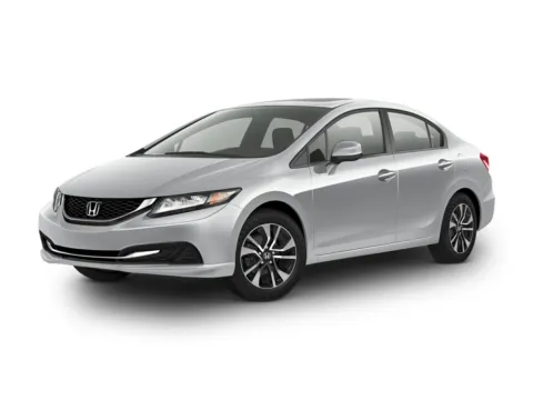 Silver 2015 Honda Civic EX for sale in St. Charles, MO