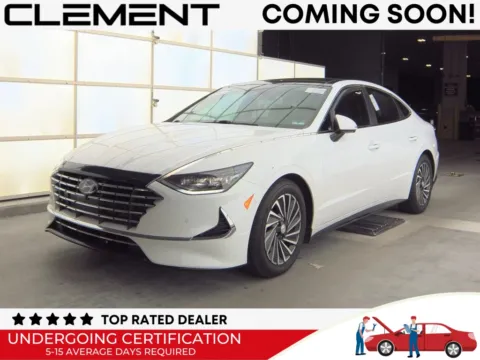 White 2023 Hyundai Sonata Hybrid Limited for sale in St. Charles, MO