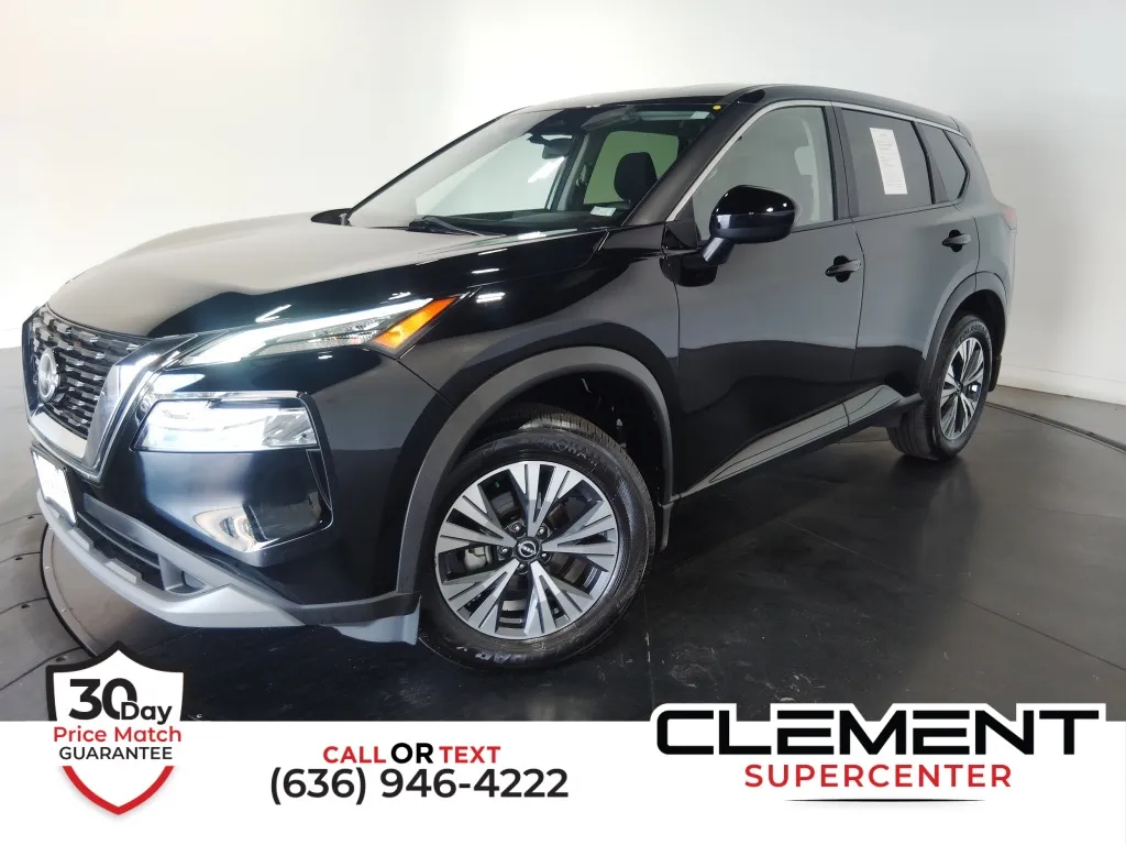 Black 2023 Nissan Rogue SV for sale in St. Charles, MO