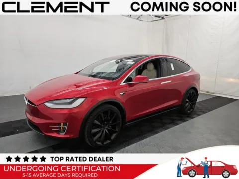 Red 2020 Tesla Model X Long Range for sale in St. Charles, MO