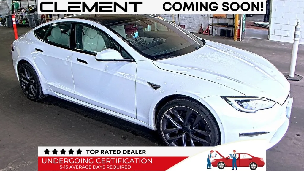 White 2022 Tesla Model S Plaid for sale in St. Charles, MO