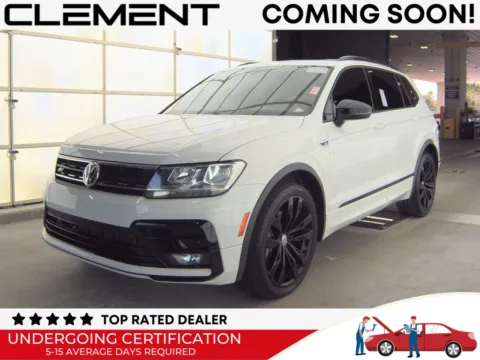 White 2021 Volkswagen Tiguan 2.0T SE R-Line Black for sale in St. Charles, MO