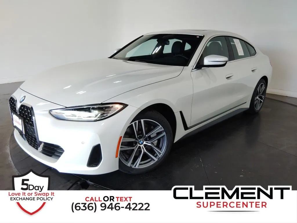 White 2023 BMW 4 Series 430i Gran Coupe for sale in St. Charles, MO
