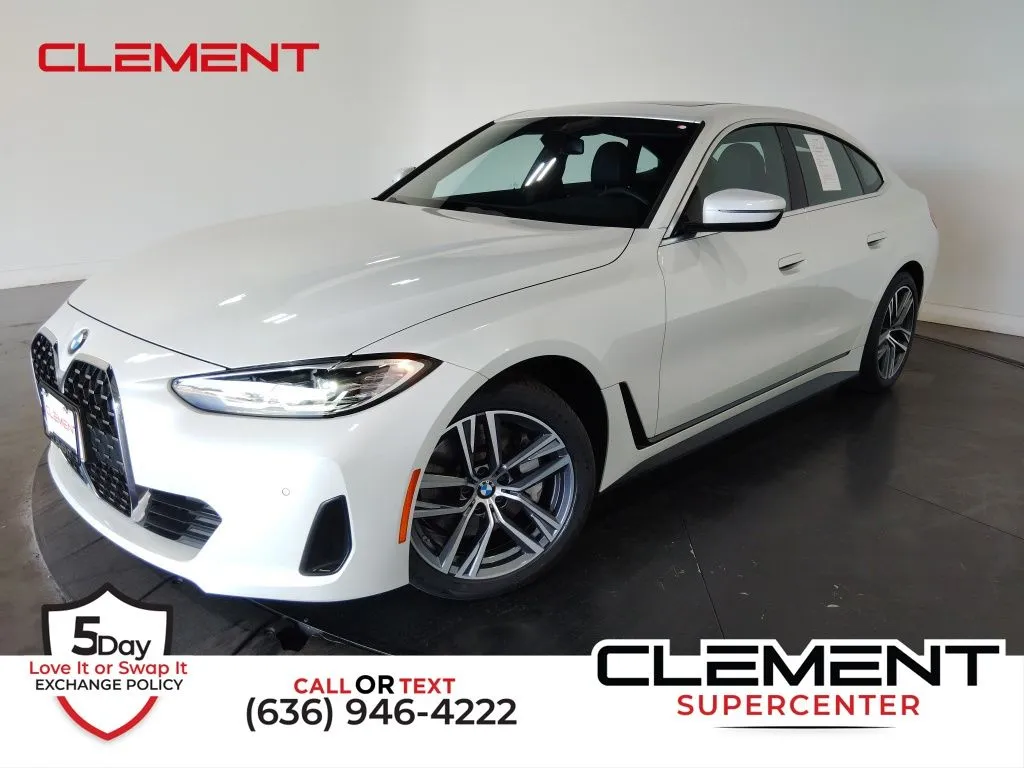 White 2023 BMW 4 Series 430i Gran Coupe for sale in St. Charles, MO