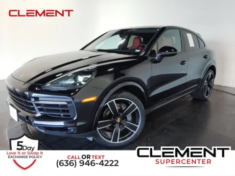 Black 2022 Porsche Cayenne Coupe S for sale in St. Charles, MO