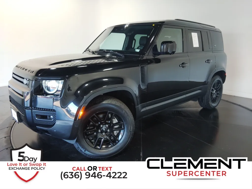 Black 2023 Land Rover Defender 110 SE for sale in St. Charles, MO