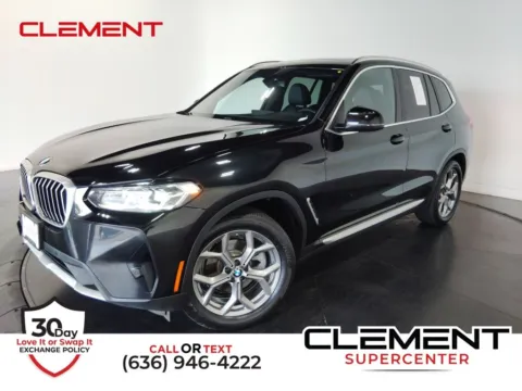 Black 2022 BMW X3 xDrive30i for sale in St. Charles, MO