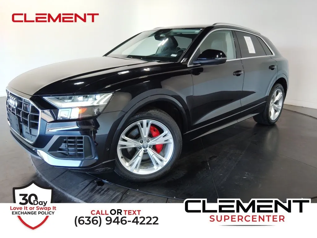 Black 2019 Audi Q8 3.0T Prestige for sale in St. Charles, MO