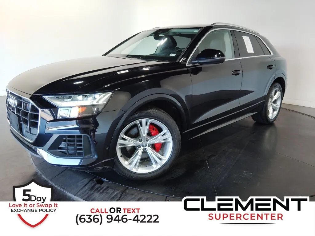 Black 2019 Audi Q8 3.0T Prestige for sale in St. Charles, MO