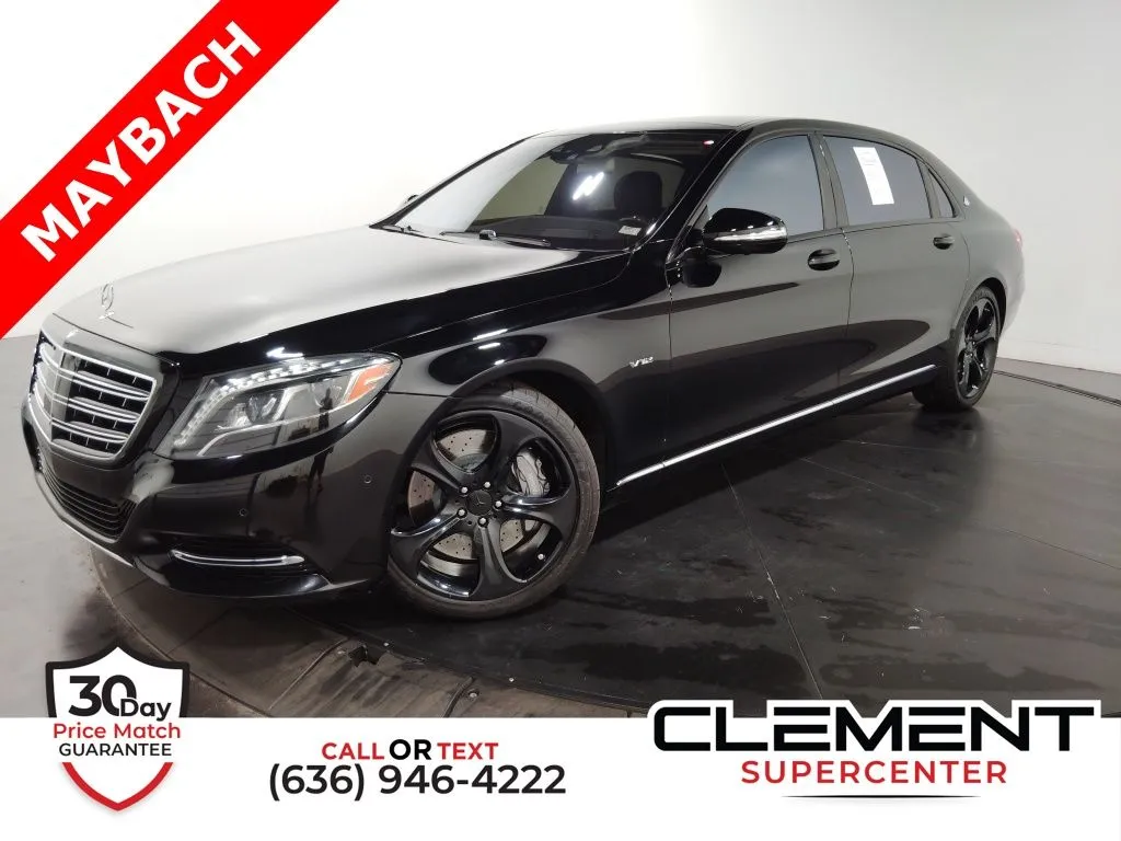 Black 2016 Mercedes-Benz S-Class Maybach S 600 for sale in St. Charles, MO