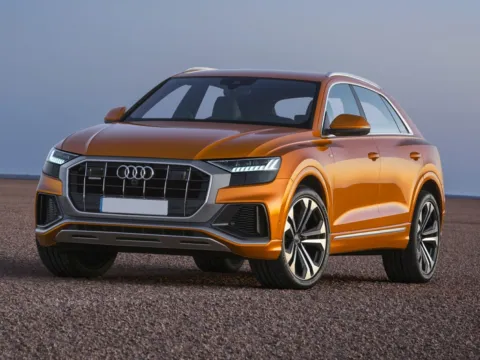 Black 2020 Audi Q8 55 Premium Plus for sale in St. Charles, MO