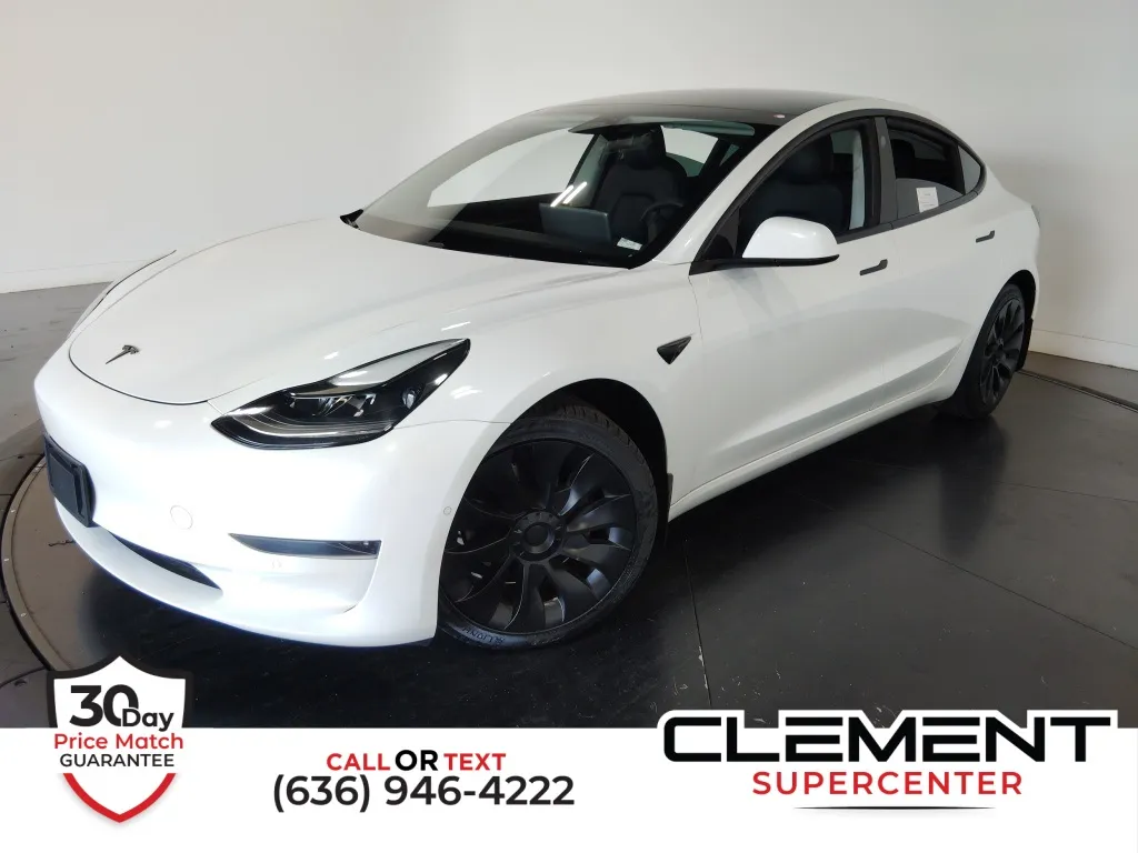 White 2021 Tesla Model 3 Standard Range Plus for sale in St. Charles, MO