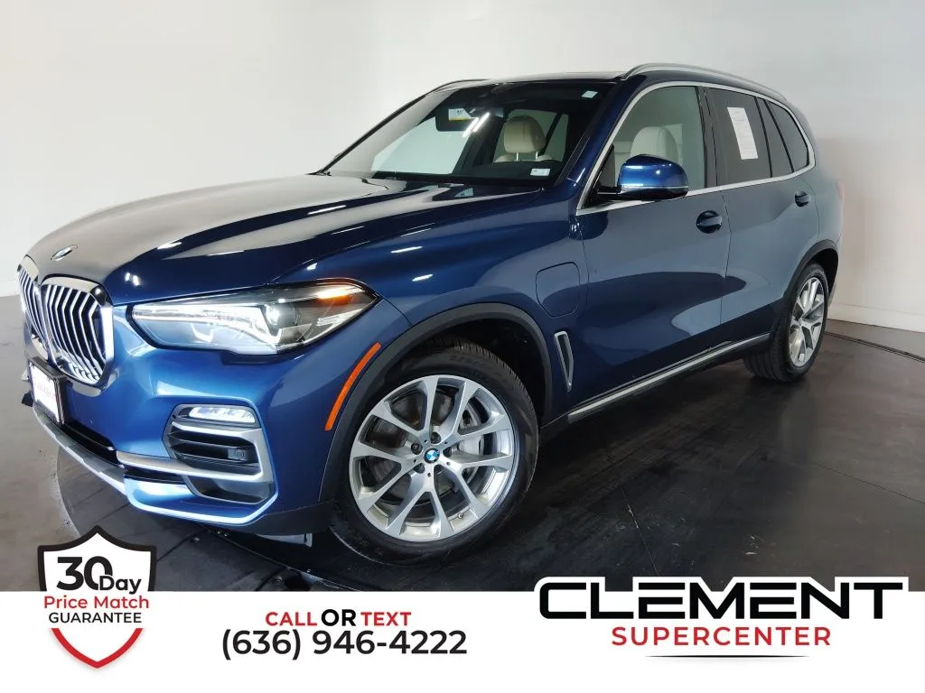 Blue 2021 BMW X5 xDrive45e for sale in St. Charles, MO