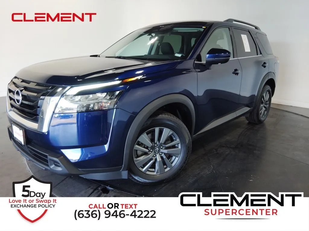 Blue 2022 Nissan Pathfinder SV for sale in St. Charles, MO