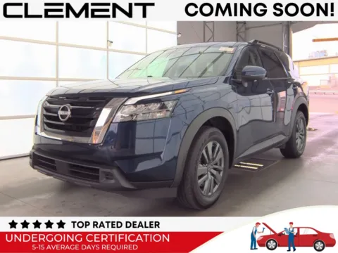 Blue 2022 Nissan Pathfinder SV for sale in St. Charles, MO