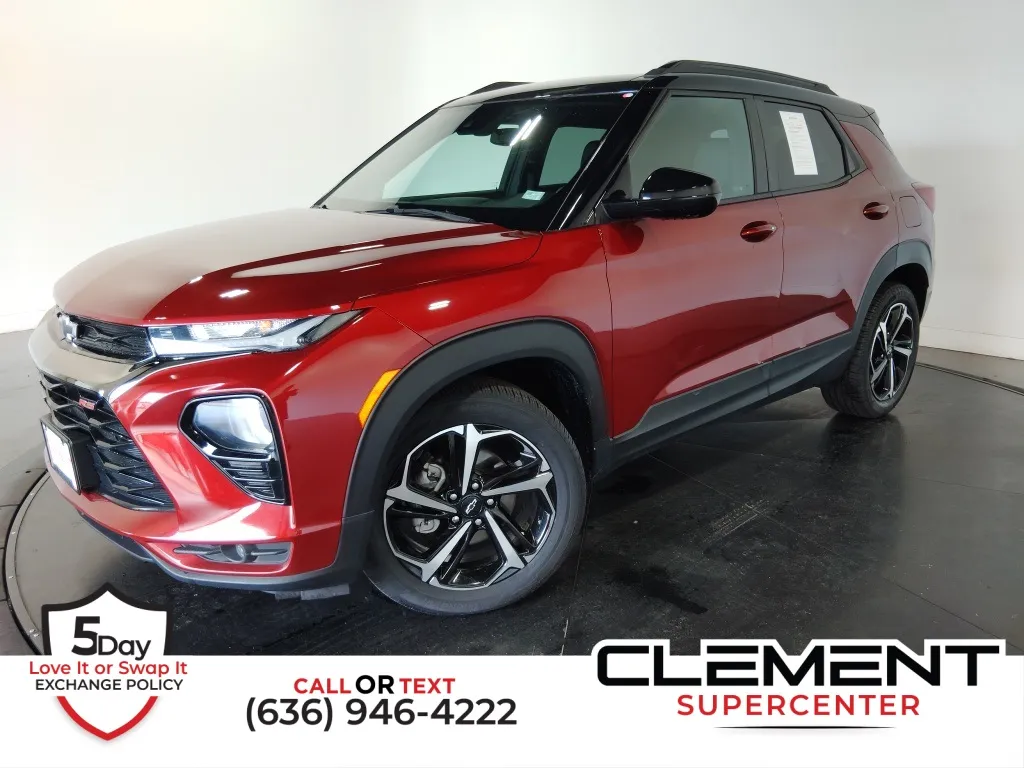 Red 2022 Chevrolet TrailBlazer RS for sale in St. Charles, MO