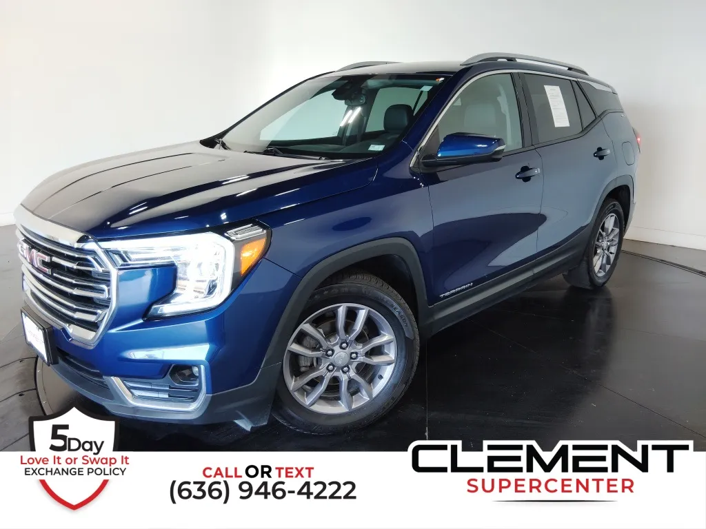 Blue 2023 GMC Terrain SLT for sale in St. Charles, MO