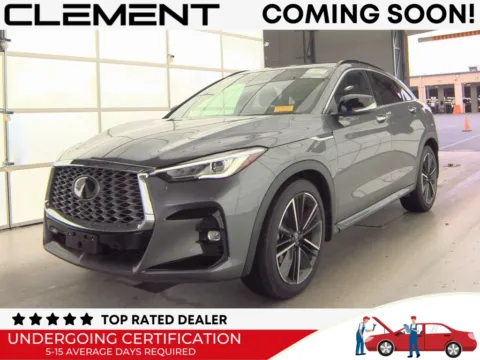 Gray 2022 INFINITI QX55 LUXE for sale in St. Charles, MO