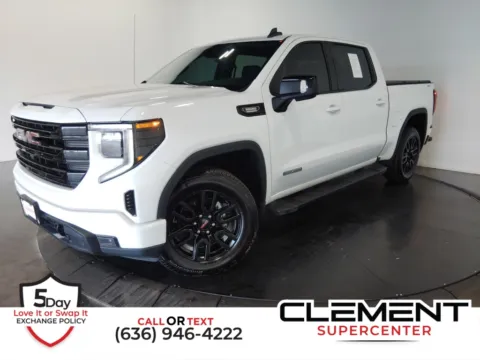 White 2022 GMC Sierra 1500 Elevation for sale in St. Charles, MO