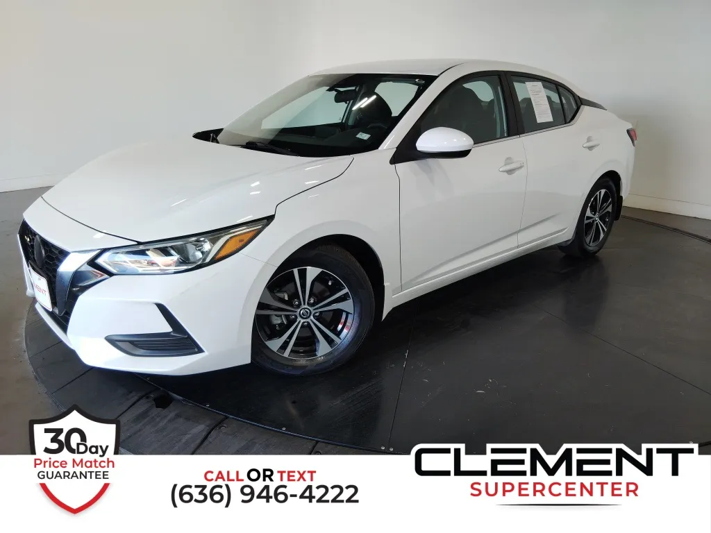 White 2022 Nissan Sentra SV for sale in St. Charles, MO