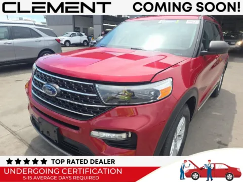 Red 2021 Ford Explorer XLT for sale in St. Charles, MO