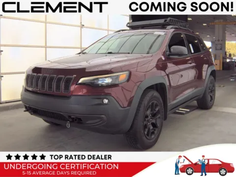 Red 2019 Jeep Cherokee Trailhawk for sale in St. Charles, MO