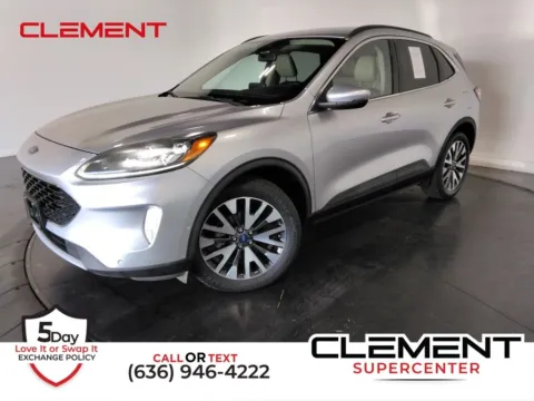 Silver 2020 Ford Escape Titanium for sale in St. Charles, MO