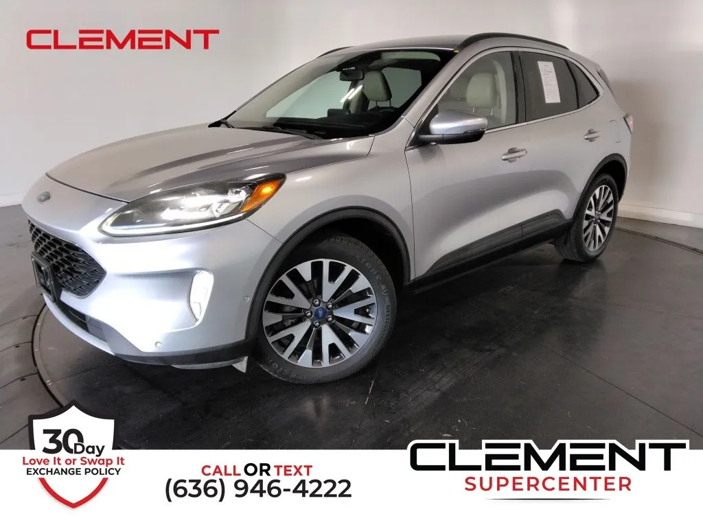 Silver 2020 Ford Escape Titanium for sale in St. Charles, MO
