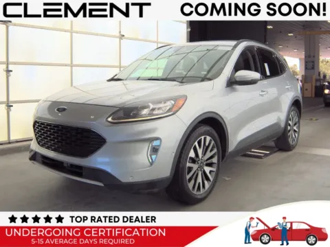 Silver 2020 Ford Escape Titanium for sale in St. Charles, MO