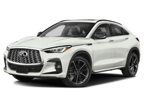 Black 2024 INFINITI QX55 ESSENTIAL for sale in St. Charles, MO