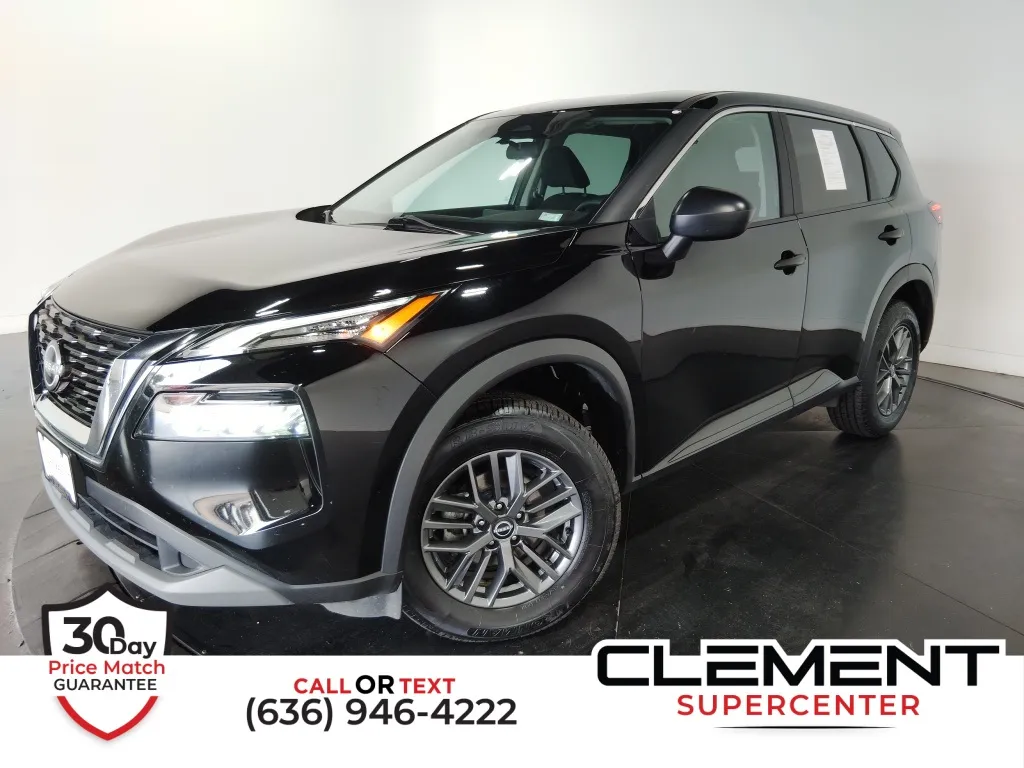 Black 2023 Nissan Rogue S for sale in St. Charles, MO