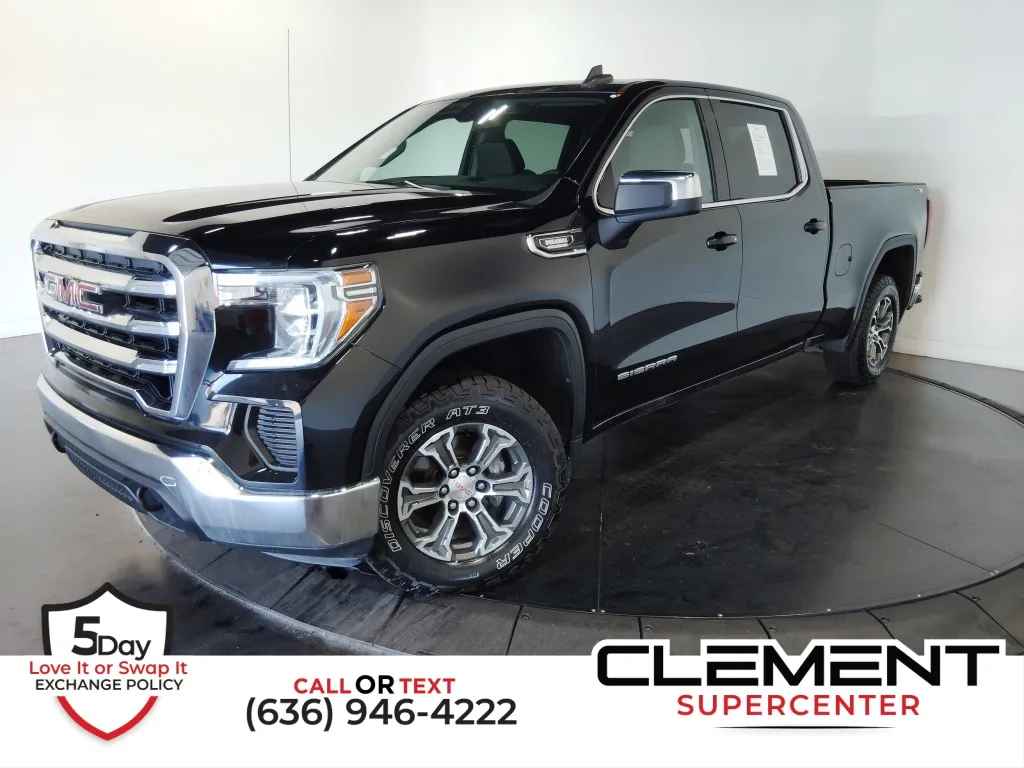 Black 2021 GMC Sierra 1500 SLE for sale in St. Charles, MO